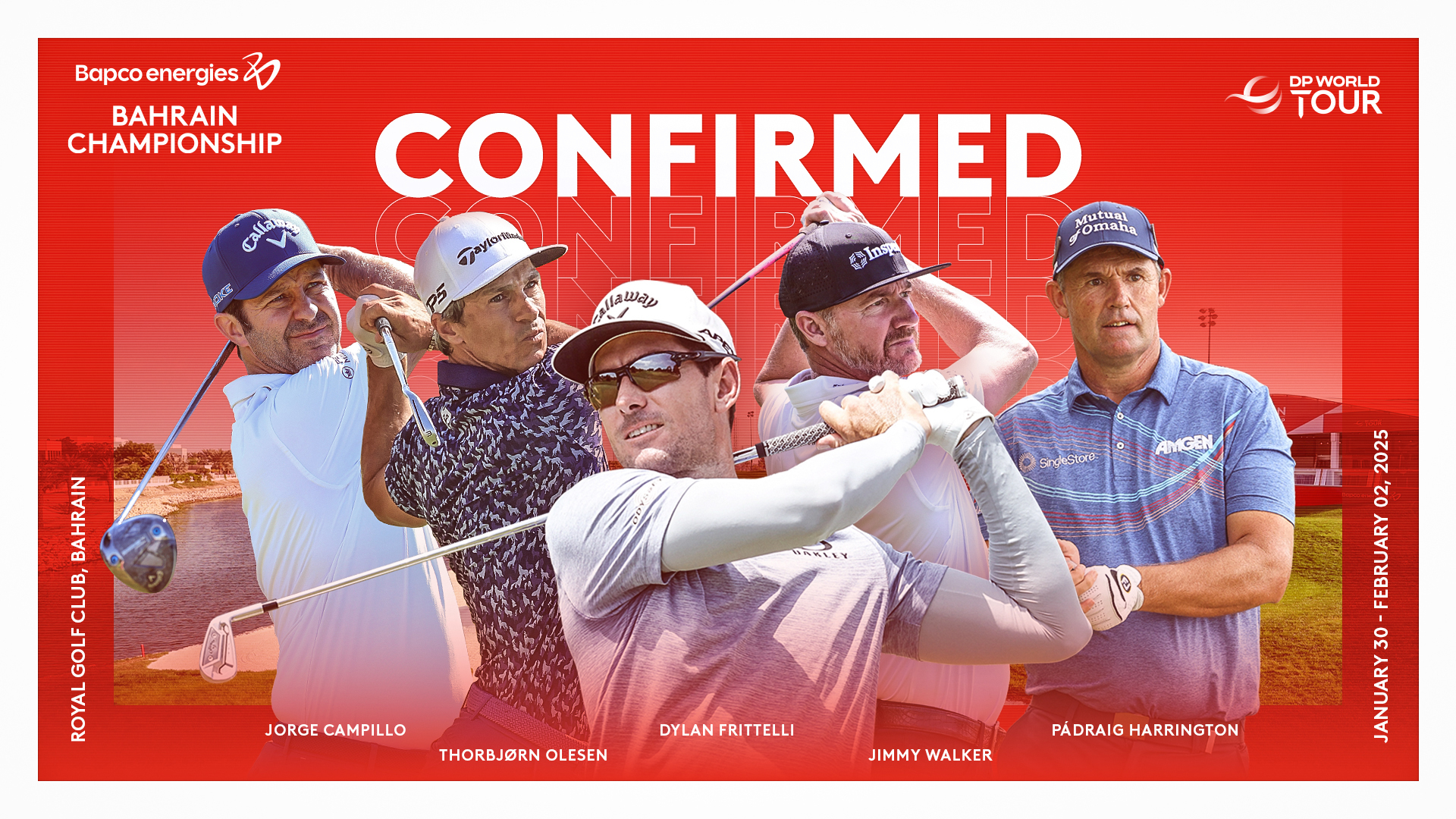 Player announcement2025 Bapco Energies Bahrain Championship
